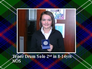 Tenor Drum Solo 2 nd  in 8-14yrs NOS 