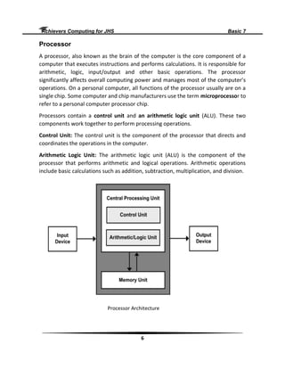 Achievers Computing for Junior High school | PDF