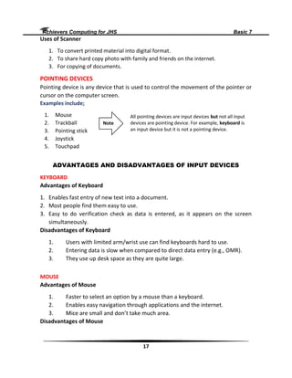 Achievers Computing for Junior High school | PDF