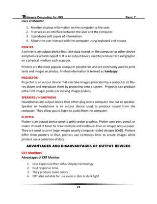 Achievers Computing for Junior High school | PDF