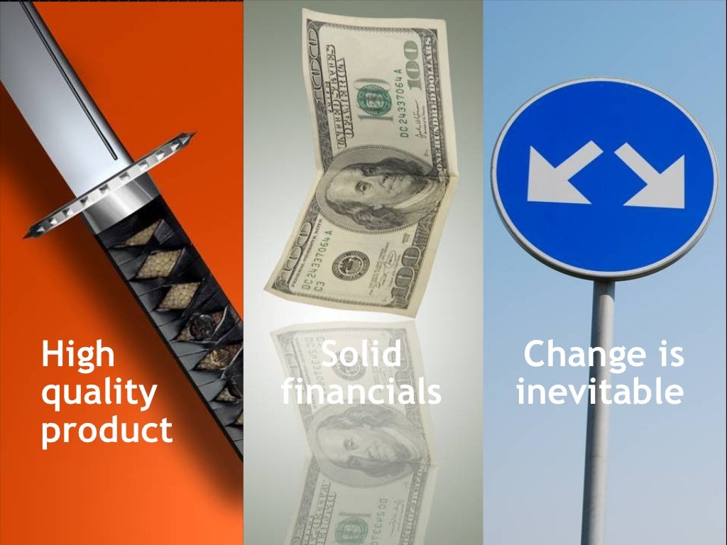 High quality product Solid financials
