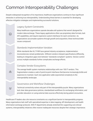 Achieving Interoperability in Healthcare IT: A Strategic Guide | PDF