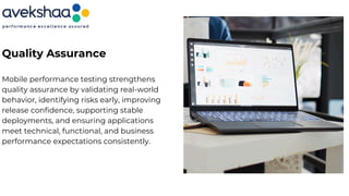 Achieving App Stability through mobile performance testing | PDF