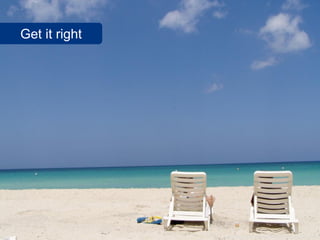 Get it right




               www.flickr.com/photos/littlebabyjesus/123838009
 