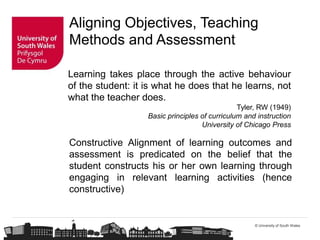 Achieving constructive alignment | PPTX