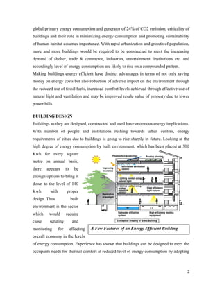 Achieving energy efficiency in buildings | DOC