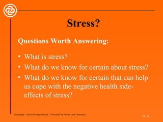 Achieving Life Balance   Coping With Stress   Carefor Slide 14