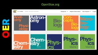 OpenStax.org
OER
 