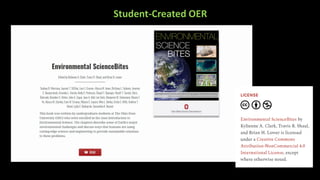 Student-Created OER
 