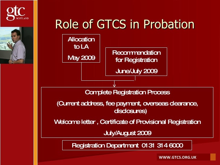 achieving the standard for full registration from student probation letter of recommendation