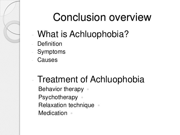 Achluophobia