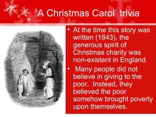A Christmas Carol and Victorian London