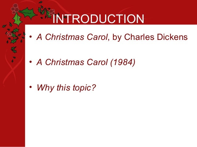 A christmas carol ppt