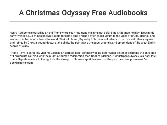 A Christmas Odyssey
