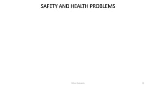 SAFETY AND HEALTH PROBLEMS
Rohan Kaduwela 24
 