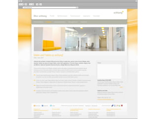 achtung! website Groblayout V1