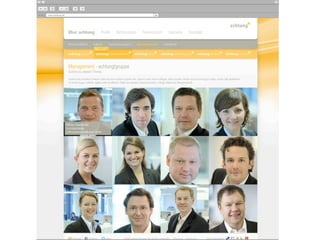 achtung! website Groblayout V1