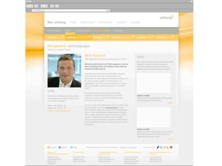 achtung! website Groblayout V1