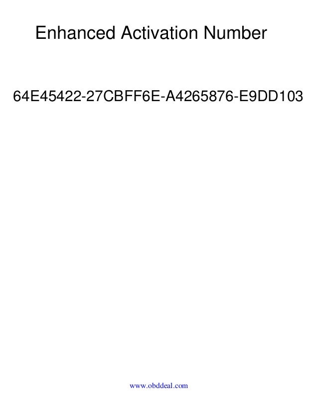 Aci Scanner Enhanced Activation Number