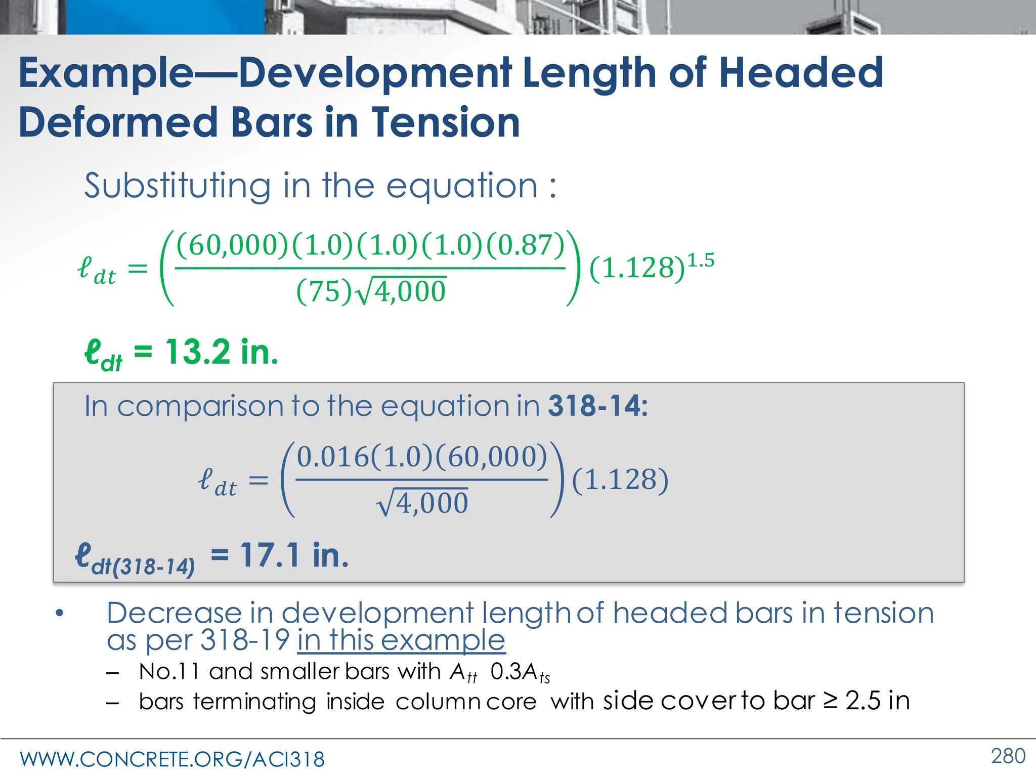 ACI 318-19 Presentation - changes to the concrete design standard | PDF