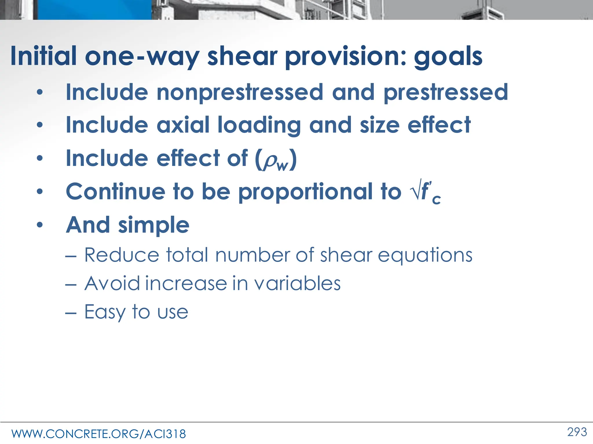 ACI 318-19 Presentation - changes to the concrete design standard | PDF