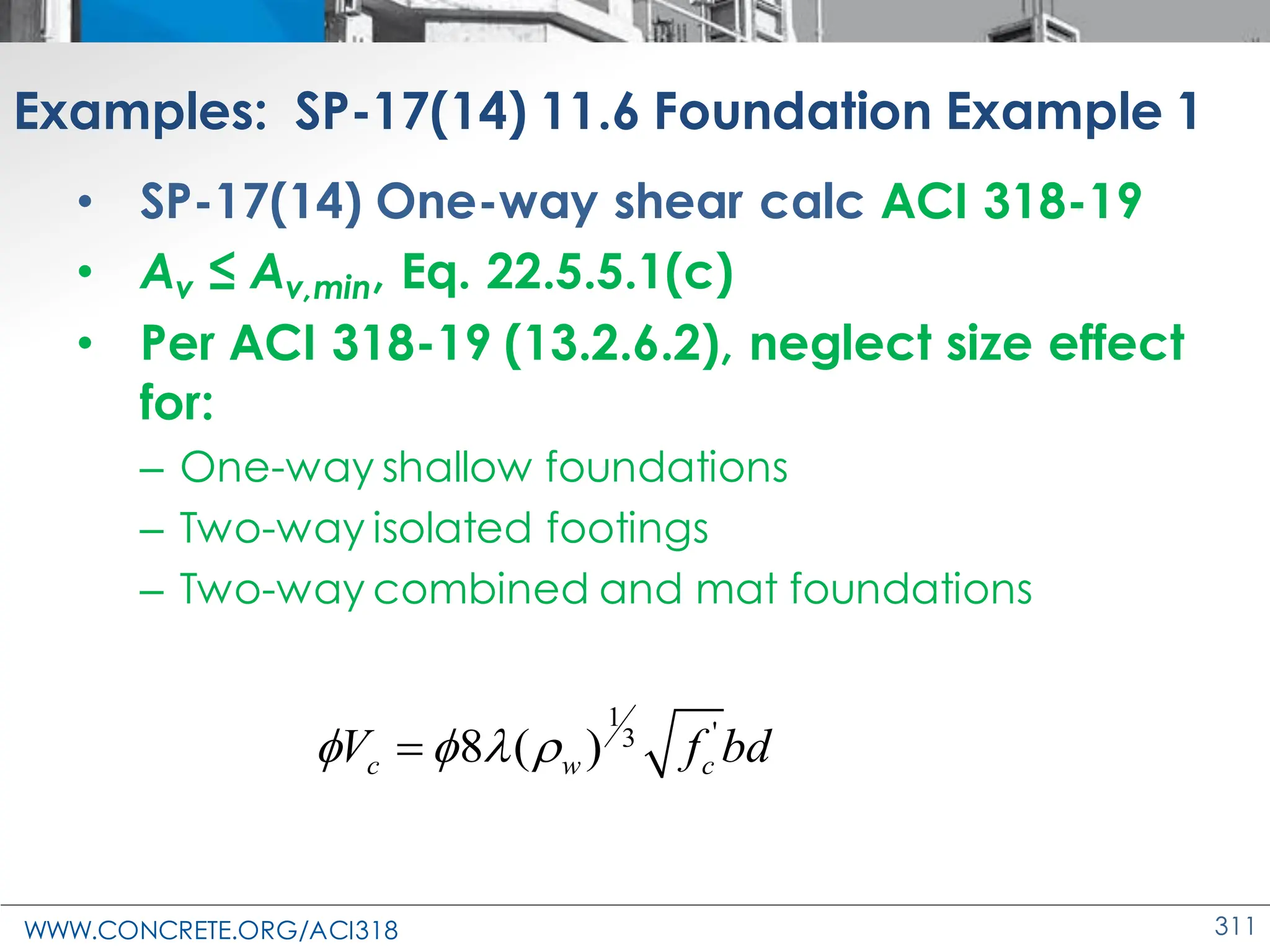 ACI 318-19 Presentation - changes to the concrete design standard | PDF