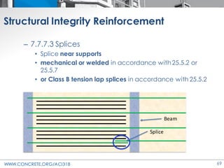 ACI 318-19 Presentation - changes to the concrete design standard | PDF