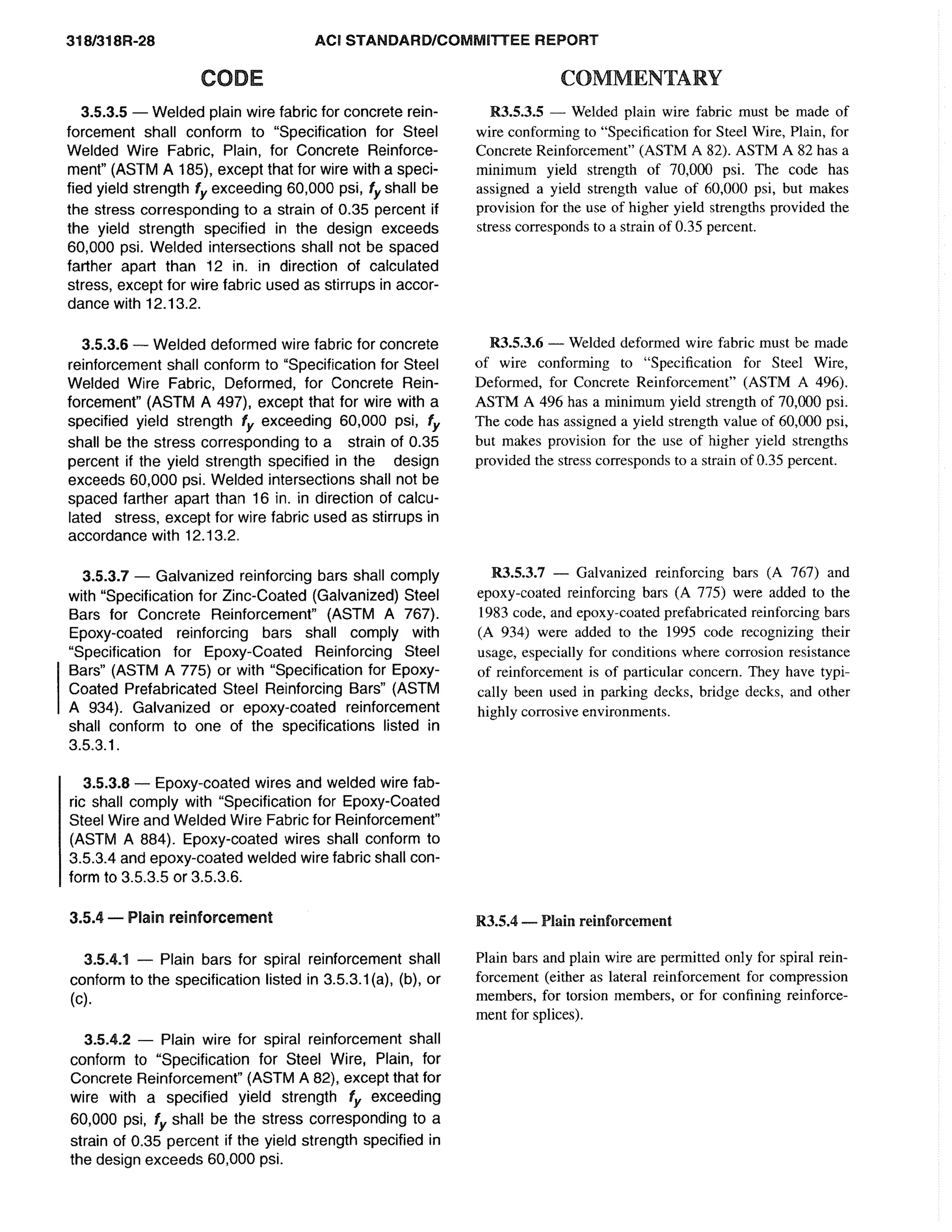 American Concrete Institute ACI 318 Codes | PDF