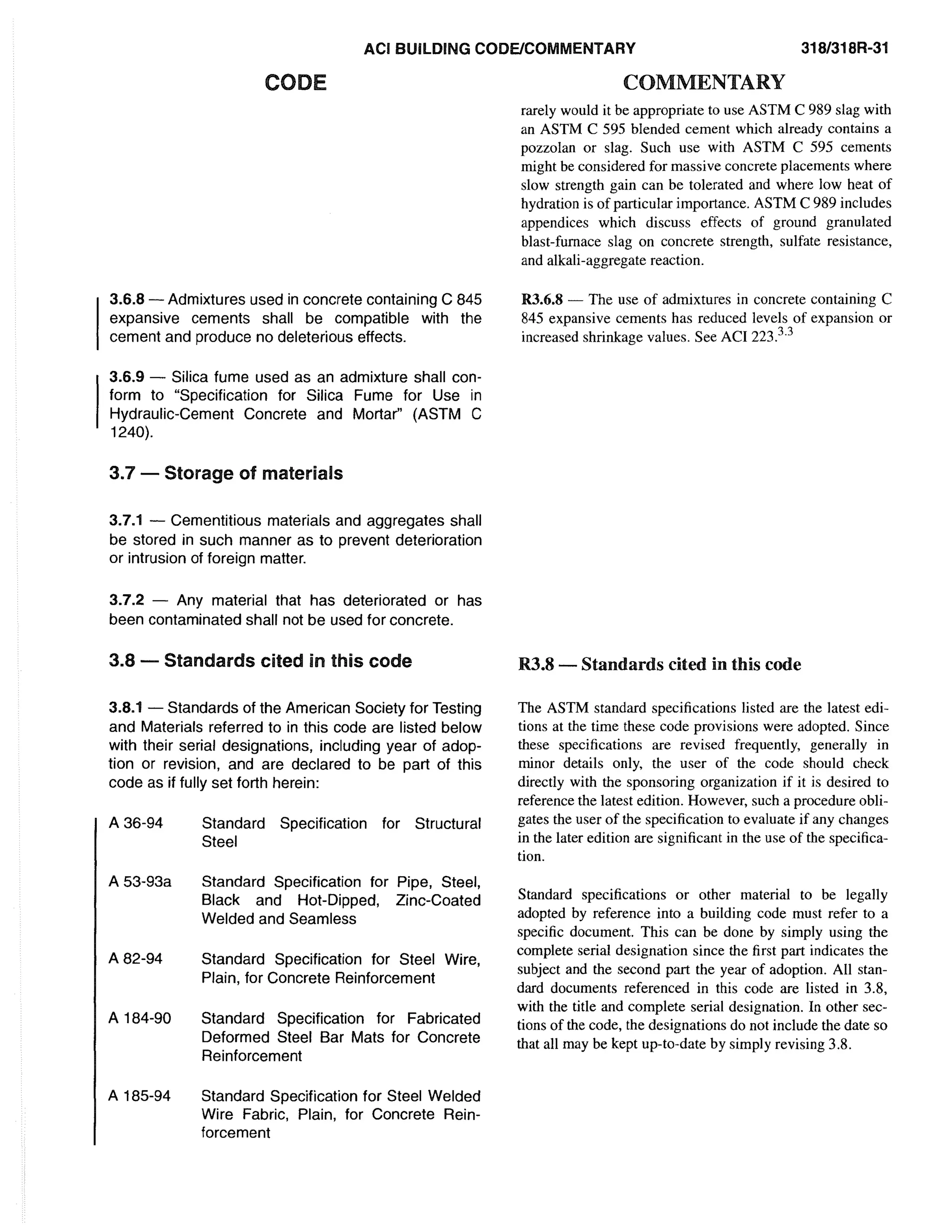 American Concrete Institute ACI 318 Codes | PDF