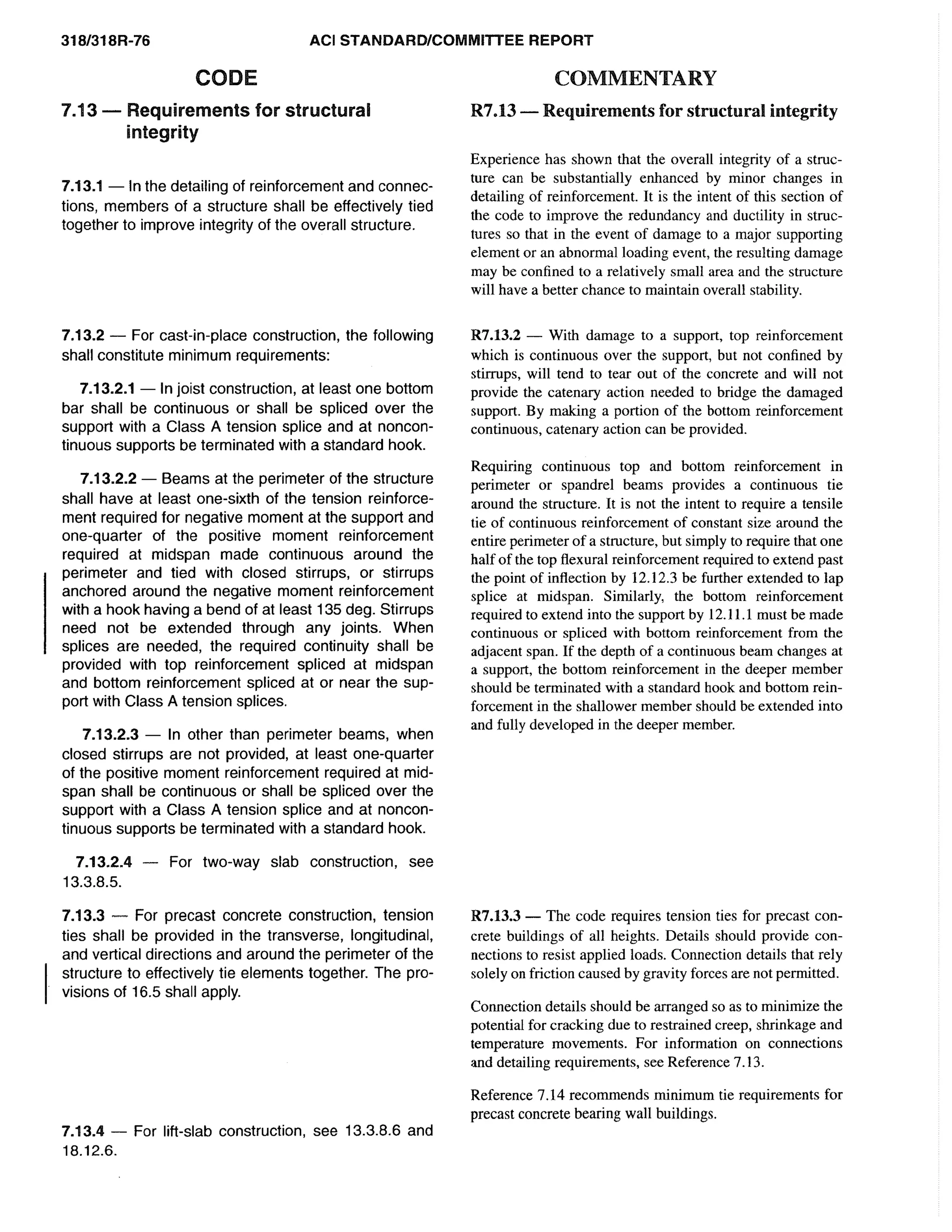 American Concrete Institute ACI 318 Codes | PDF