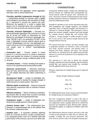 American Concrete Institute ACI 318 Codes | PDF