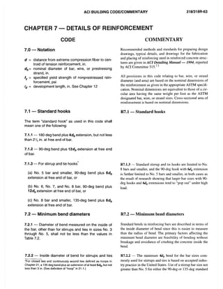 American Concrete Institute ACI 318 Codes | PDF