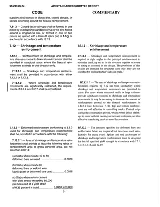American Concrete Institute ACI 318 Codes | PDF