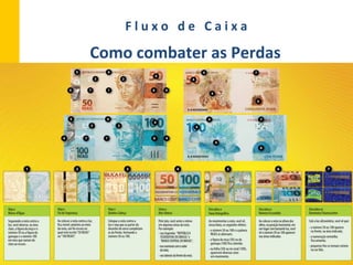 Como	
  combater	
  as	
  Perdas	
  
F	
  l	
  u	
  x	
  o	
  	
  	
  d	
  e	
  	
  	
  C	
  a	
  i	
  x	
  a	
  
 