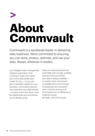Accenture & Commvault | PDF