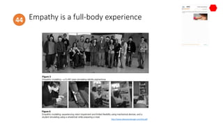 http://www.deanamcdonagh.com/drd.pdf
Empathy is a full-body experience44
 