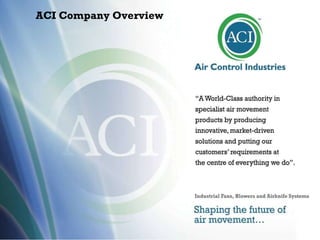 ACI Company Overview 