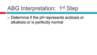 Acid-Base DisordersHydrogen ions (H+) determines acidity of body fluidsAcids release H+ ions in solutionBases accepts H+ ions in solution