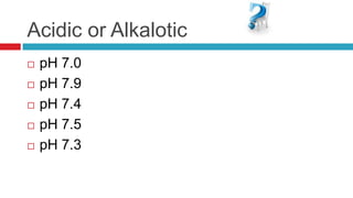 H+ ions concentration falls