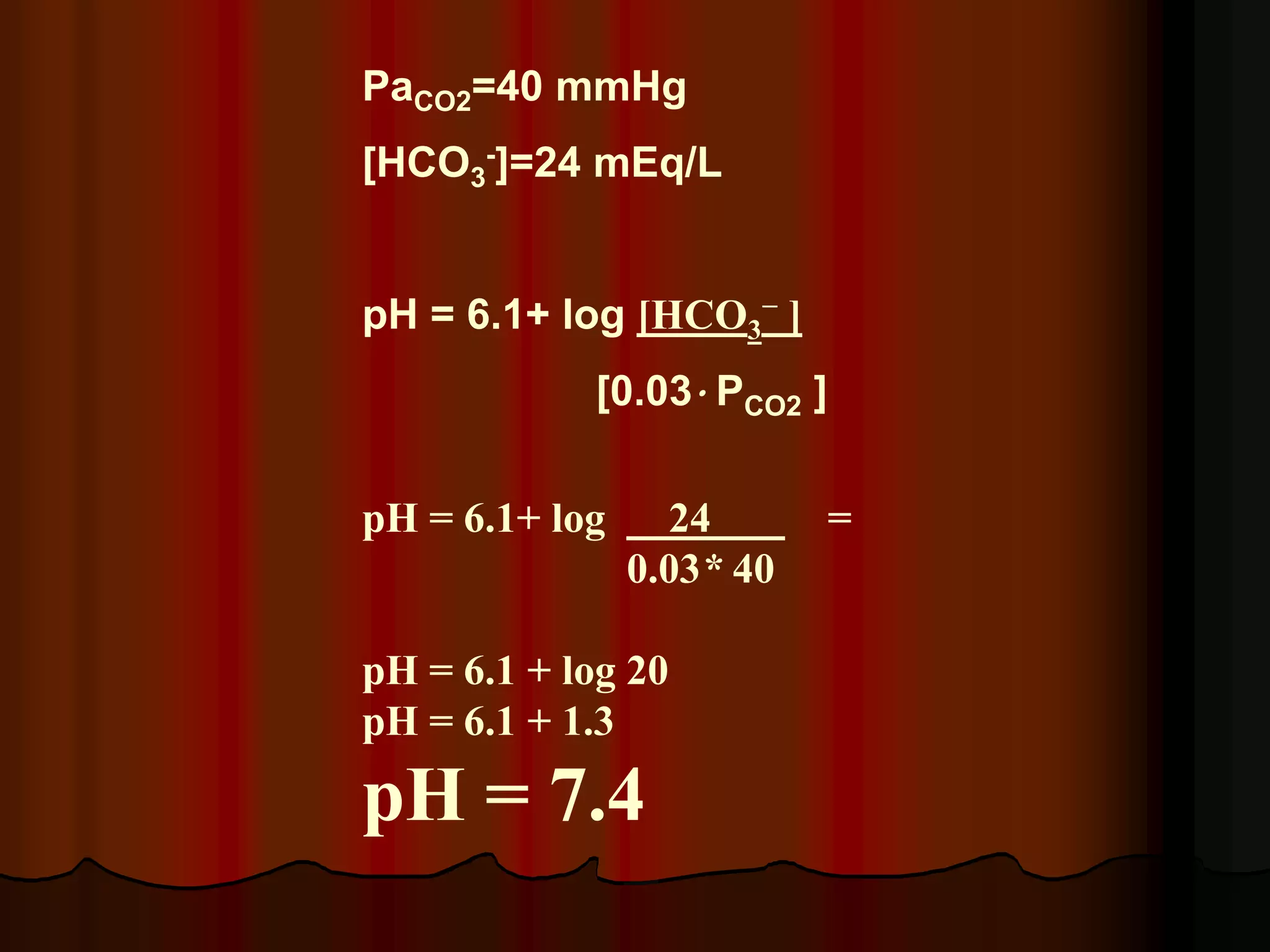 Acid Base Balance - Biochemistry of human homeostasis