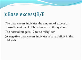 Acid base imbalances 2018 | PPT