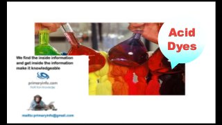 Acid
Dyes
 