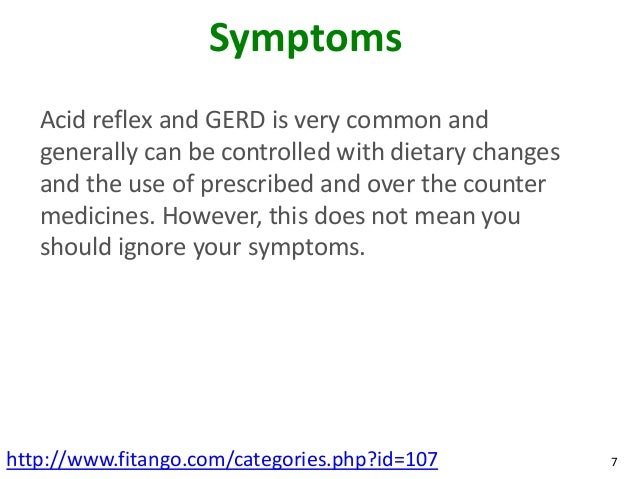 Acid Reflux/GERD