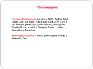 A cidade dos deuses selvagens | PPT