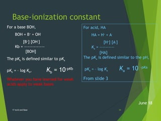 Acid and base | PPT