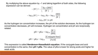 Acid and base buffer | PPTX