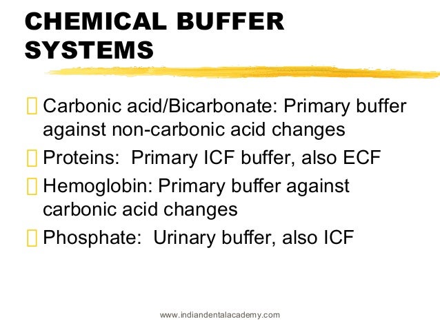 chemical buffer