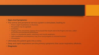 Types and diagnosis and treatment of acid base balance | PPTX