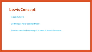 Lewis Concept Example Acid base and buffers | PDF
