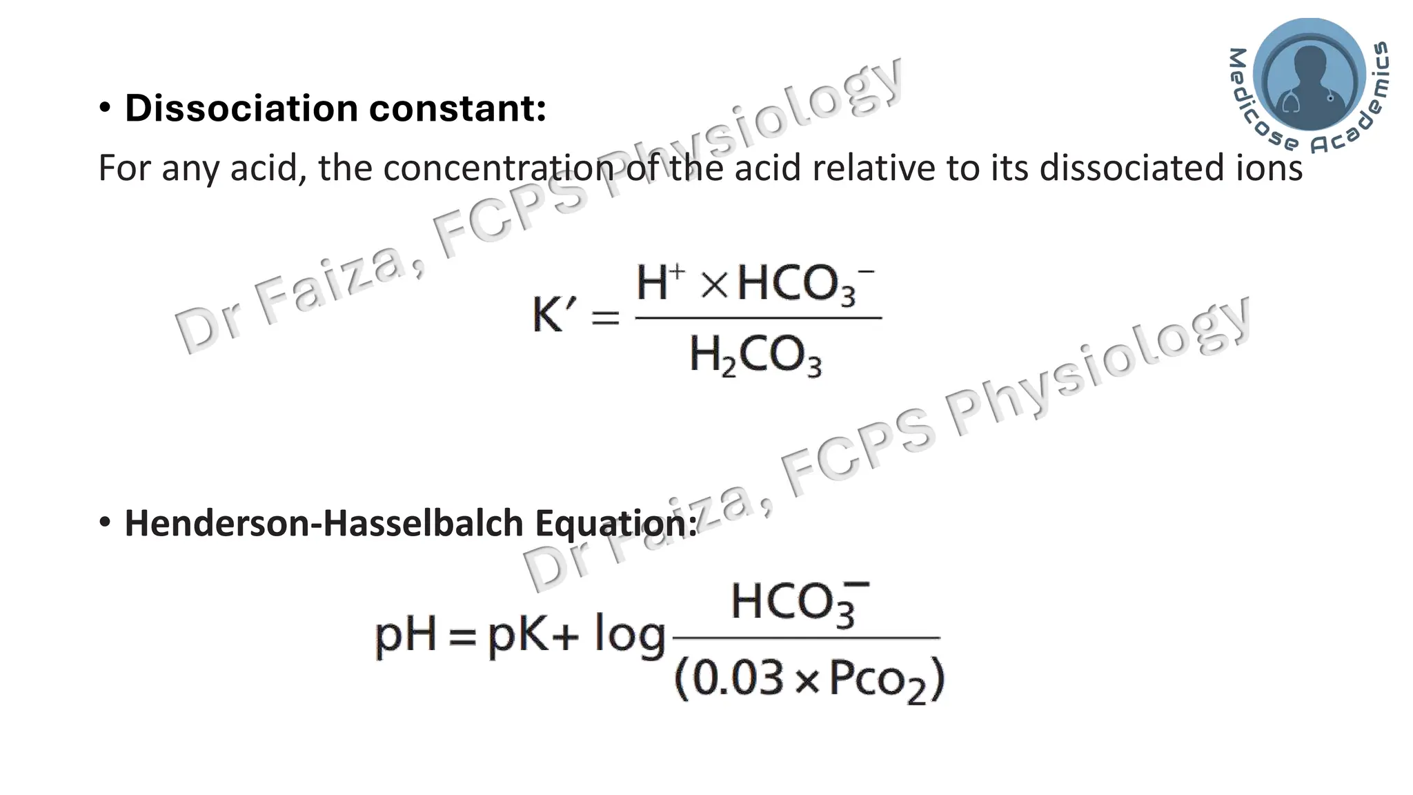 Acid base balance; interpretation & lines of defence